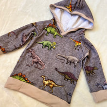 Load image into Gallery viewer, Neutral Dinos Raglan Hoodie