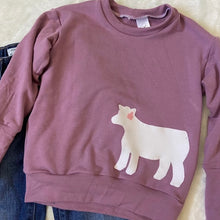 Load image into Gallery viewer, Adult Curve Crewneck - Cows