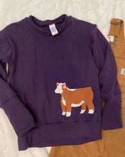 Load image into Gallery viewer, Adult Curve Crewneck - Cows