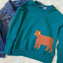 Load image into Gallery viewer, Adult Curve Crewneck - Cows