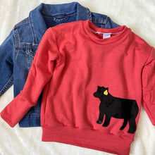 Load image into Gallery viewer, Adult Curve Crewneck - Cows