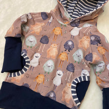 Load image into Gallery viewer, Grow With Me Raglan Hoodie - Monsters