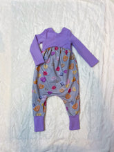 Load image into Gallery viewer, Harem Romper - Conversation Hearts