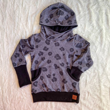 Load image into Gallery viewer, Grow With Me Pocket Hoodie - Dark Leopard