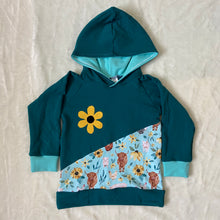 Load image into Gallery viewer, Floral Farm Friends Raglan Hoodie