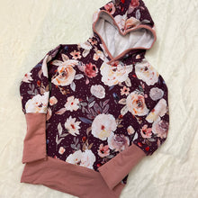 Load image into Gallery viewer, Grow With Me Raglan Hoodie - Fall Flowers
