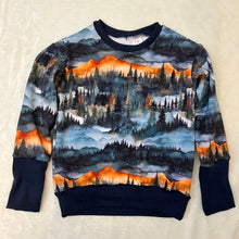 Load image into Gallery viewer, Grow With Me Everyday Crewneck - Forest Sunset
