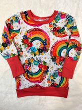 Load image into Gallery viewer, Grow With Me Tunic Sweater - Rainbows

