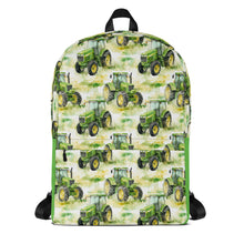 Load image into Gallery viewer, Green Tractor Backpack
