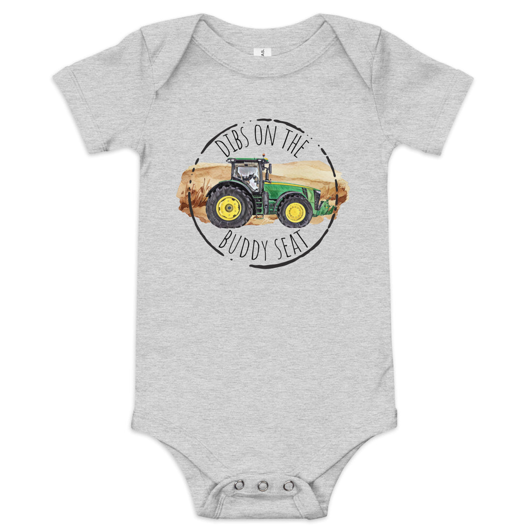 Baby Green Tractor One Piece