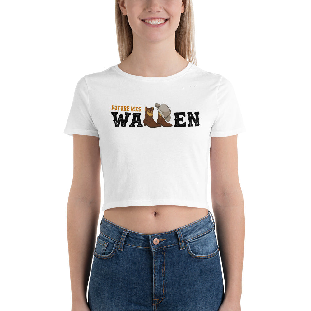 Women’s Crop Tee - Mrs. Wallen