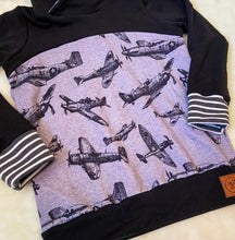 Load image into Gallery viewer, Parkland Hoodie - Vintage Planes
