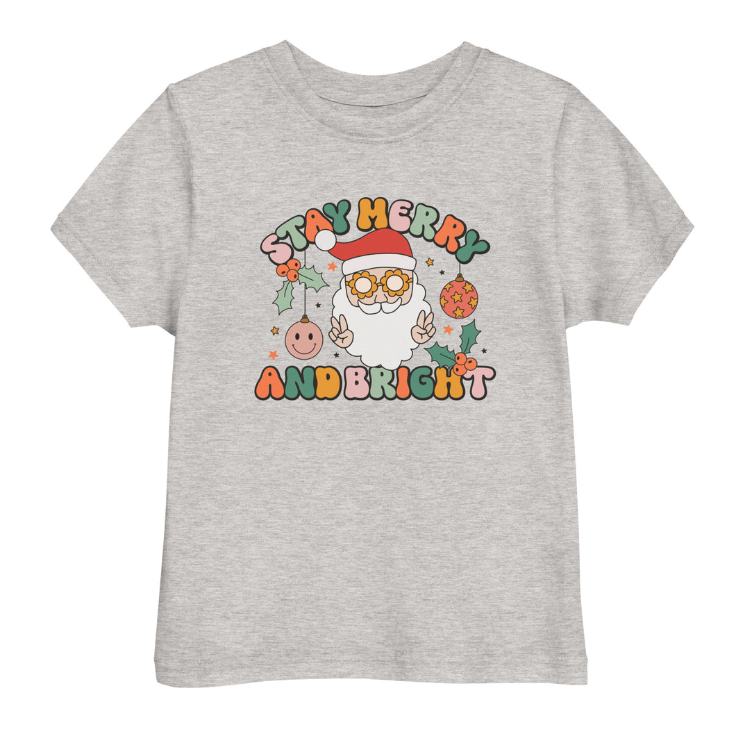 Stay Merry Toddler jersey t-shirt