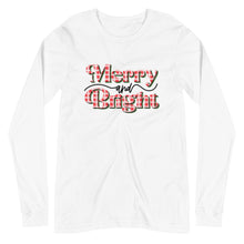 Load image into Gallery viewer, Merry and Bright Unisex Long Sleeve Tee
