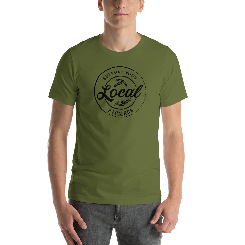 Support Your Local Farmer Short-Sleeve Unisex T-Shirt