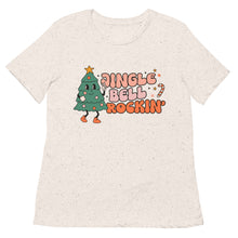 Load image into Gallery viewer, Jingle Bell Rockin&#39; Women’s Relaxed Tri-blend T-shirt
