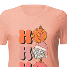 Load image into Gallery viewer, HO HO HO Women’s Relaxed Tri-blend T-shirt
